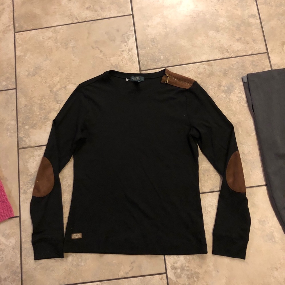 Black and brown long sleeve top never worn